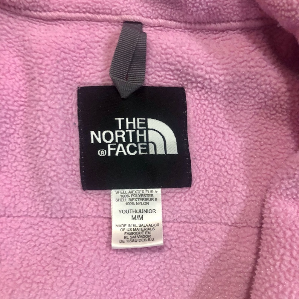 The North Face pink and gray Polartec fleece jacket, Youth/Junior Medium - Picture 5 of 7